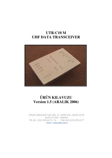 UTR-C10 M KILAVUZ.pdf