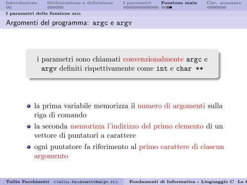 Fondamenti di Informatica - Linguaggio C Le funzioni - Robotica