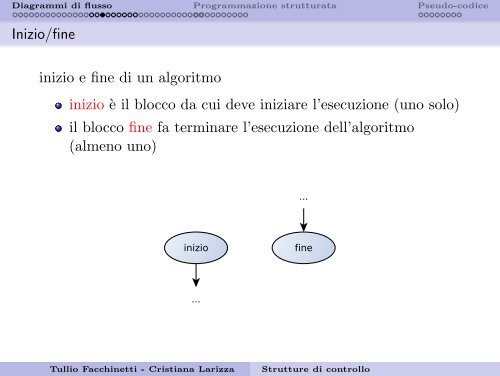 Strutture di controllo fondamentali e flowchart - Robotica