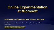 Online Experimentation at Microsoft