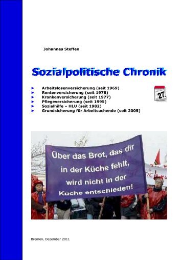 Sozialpolitische Chronik - bei der Arbeitnehmerkammer Bremen