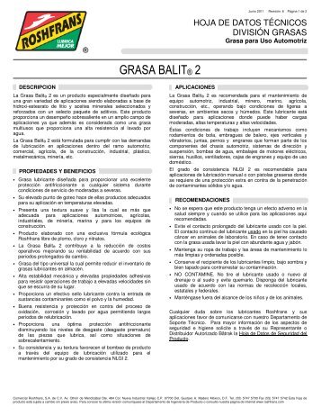 GRASA BALIT® 2 - Roshfrans