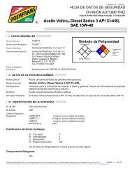 Aceite Voltro® Diesel Series 3 API CI-4/SL SAE 15W-40 - Roshfrans