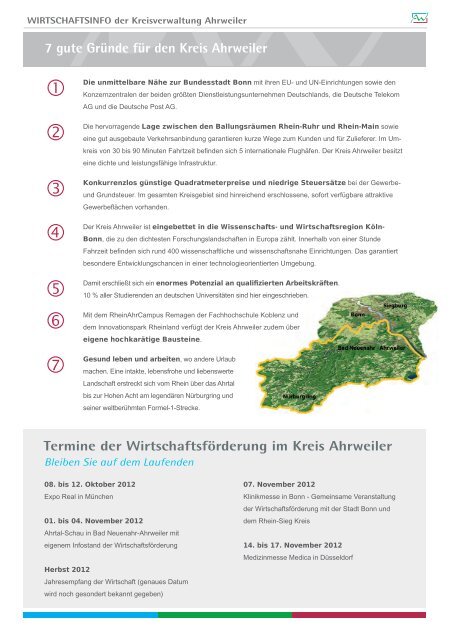 AW-Wirtschaftsinfo August 2012 - Breitbandausbau - Internet durch die Wasserleitung