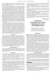 Computations of Unsteady Separating Flows over an Oscillating Airfoil