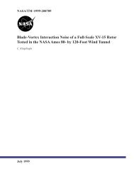 Blade-Vortex Interaction Noise of a Full-Scale XV-15 Rotor ... - NASA