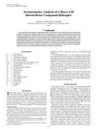 Aeromechanics Analysis of a Heavy Lift Slowed-Rotor ... - AIAA