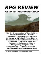 fifth issue - RPG Review