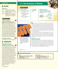 6.4 The Structure of Metals