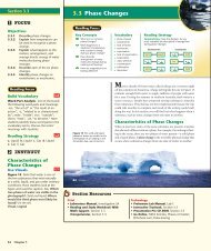 3.3 Phase Changes