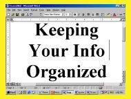 Organizing Quotes