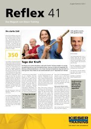 Tage der Kraft - Reflex - Kieser Training