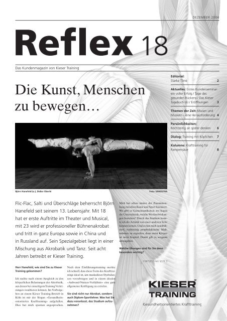 Reflex 17_RZ_5.0.qxd - Reflex - Kieser Training