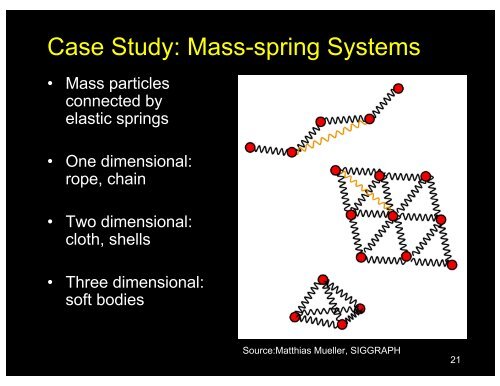 Physically Based Simulation - University of Southern California