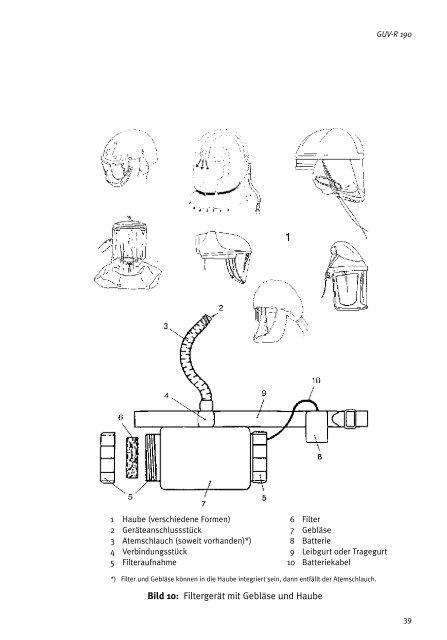 GUV-R 190 - GUV-Regel „Benutzung von Atemschutzgeräten