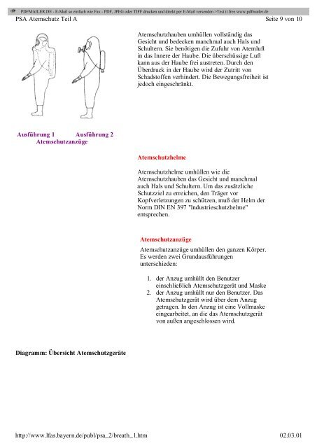 Persönliche Schutzausrüstungen