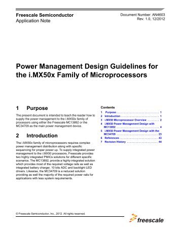 AN4603 - Freescale Semiconductor
