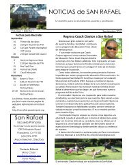 NOTICIAS de SAN RAFAEL - San Rafael Elementary School