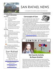 san rafael news - San Rafael Elementary School - Pasadena Unified ...