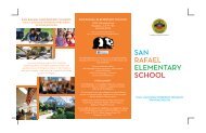 School Brochure / English - San Rafael Elementary School ...