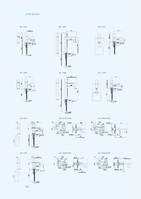 index bagno accessori cucina docce disegni tecnici - Terra Italia