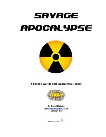Savage Apocalypse v2.0 - Savagepedia