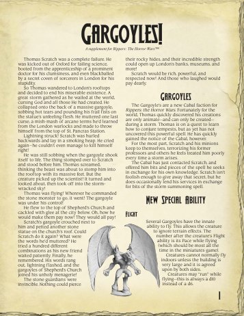 Gargoyles! - Savagepedia