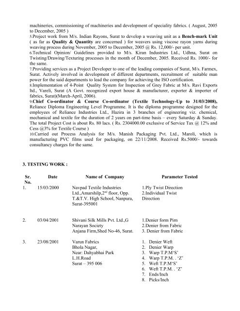 View of mandatory disclosure displayed on the college - Sarvajanik ...