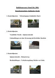Parcour Regenbogenschule - Schulamt für die Stadt Krefeld