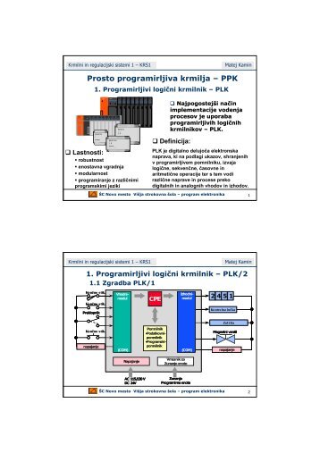 Prosto programirljiva krmilja – PPK