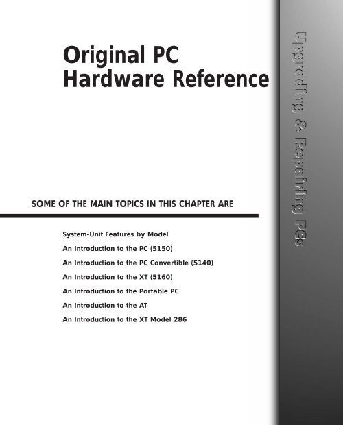 Original PC Hardware Reference