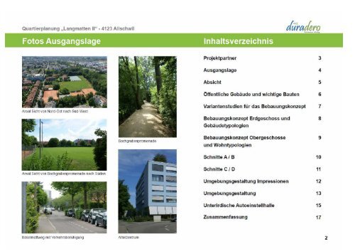 Quartierplanung "Langmatten II" - Gemeinde Allschwil