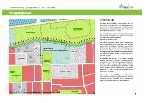 Quartierplanung "Langmatten II" - Gemeinde Allschwil