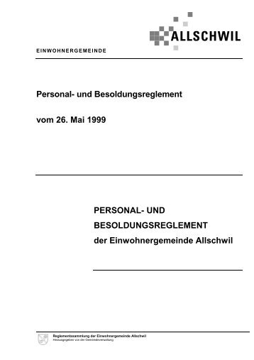 Personal - Gemeinde Allschwil