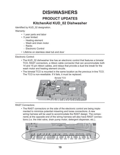 Kitchenaid Kud 02 Dishwasher Whirlpool