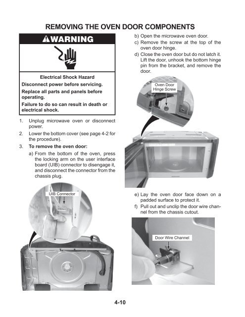 removing the fc (forced convection) - This is a secure site - Whirlpool