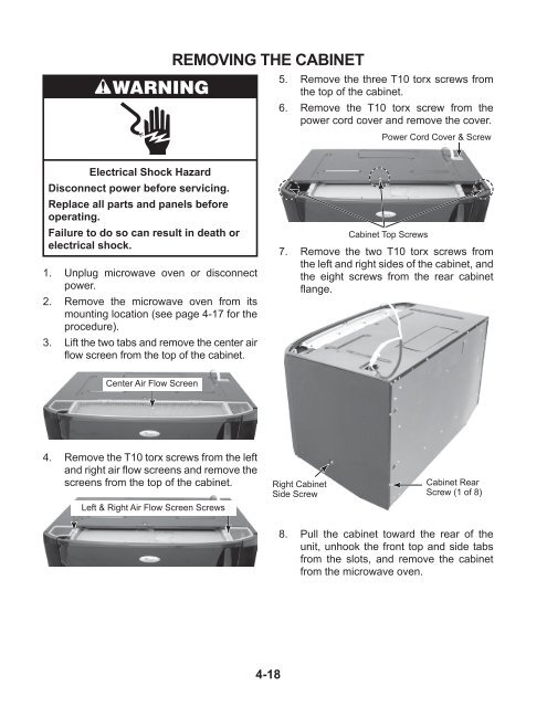 removing the fc (forced convection) - This is a secure site - Whirlpool