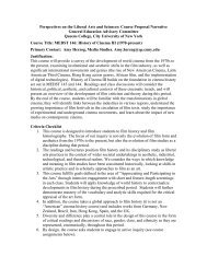 Proposal - Queens College Academic Senate - CUNY