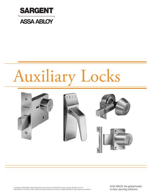 Specialty Locks & Trims
