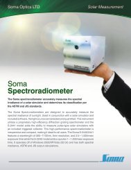 Soma Spectroradiometer - Konica Minolta Sensing Americas, Inc.