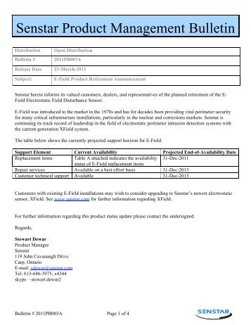 retirement notice