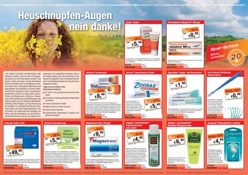 Gute Gesundheit Gute Preise - Servatius Apotheke