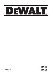 DW738 DW739 - Dewalt