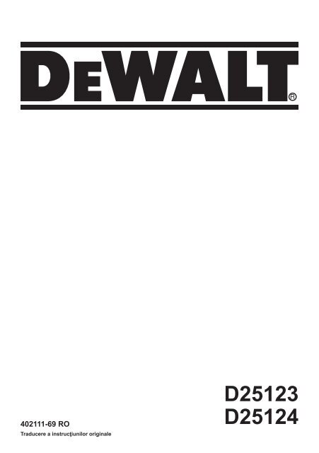 D25123 D25124 - Dewalt