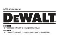 Australia - New Zealand - Service - DeWALT