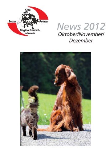Okt-Nov-Dez 2012 - Setter und Pointer Club Schweiz