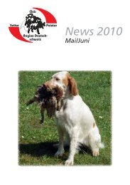 Mai-Juni 2010 - Setter und Pointer Club Schweiz