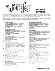 TO Download the Winterfest Auction Catalog - San Francisco ...