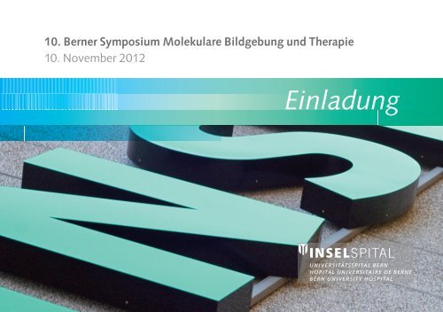 10. Berner Symposium Molekulare Bildgebung und Therapie