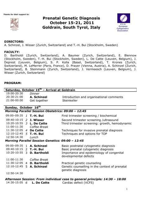 3rd Course in Thalassemia - SGGG